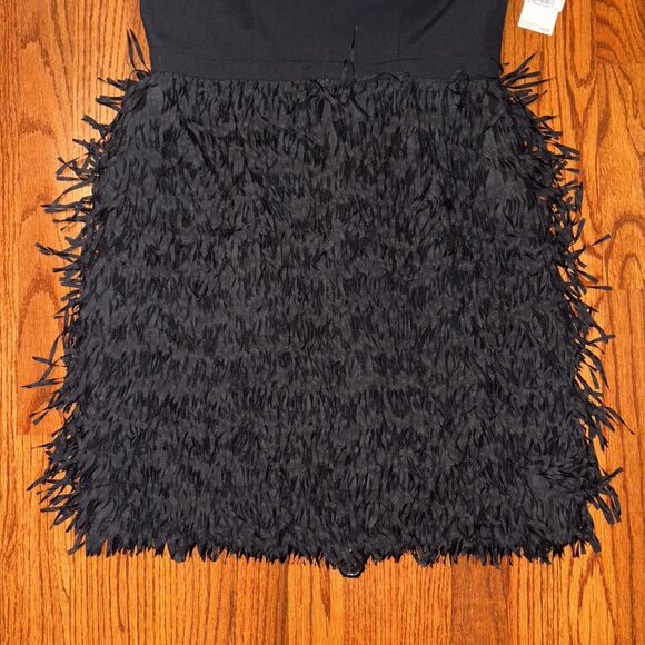 AIDAN MATTOX NWT Black Sleeveless Cocktail Dress Size 10 - Picture 5 of 7